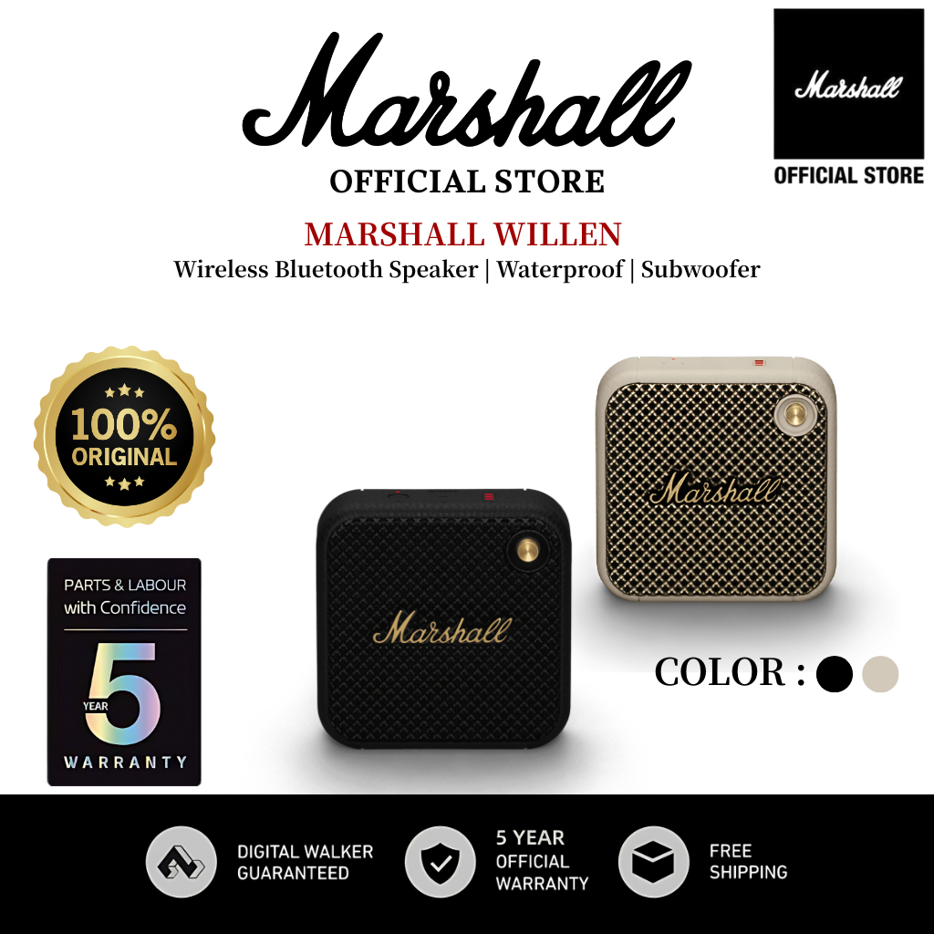 Marshall Bluetooth Speaker – Iconic Rock Sound & Vintage Design